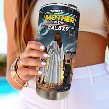 Load image into Gallery viewer, The Best Mother in the Galaxy - Personalized Tumbler for Mom Tumbler Cup PopCulturePrints
