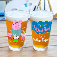 Load image into Gallery viewer, Personalized &#39;Father Figure&#39; Beer Glass for Dad Beer Glasses PopCulturePrints
