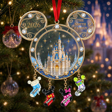 Load image into Gallery viewer, Magical Family Socks Castle Ornament - Personalized Christmas Gifts
