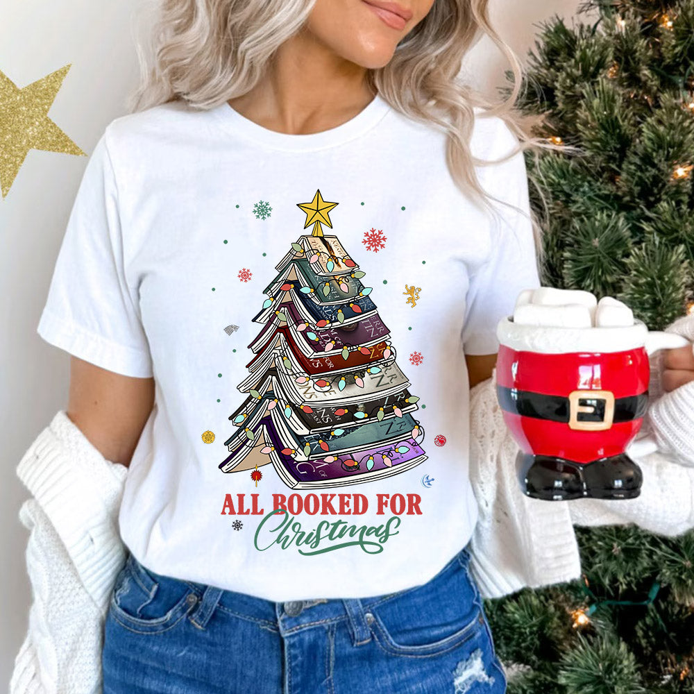Book Lovers Christmas Tree Sweatshirt Shirts PopCulturePrints