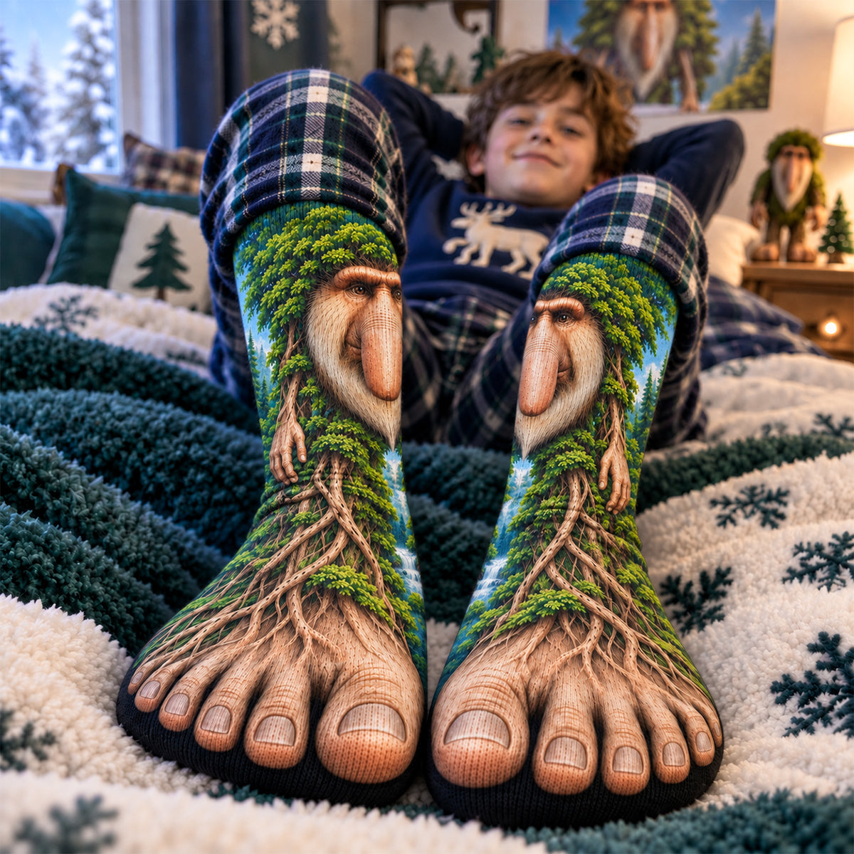 "Brr Brr, Patapim!" - Fun and Quirky Personalized Socks, Perfect Gift for Anyone Who Loves Unique Style