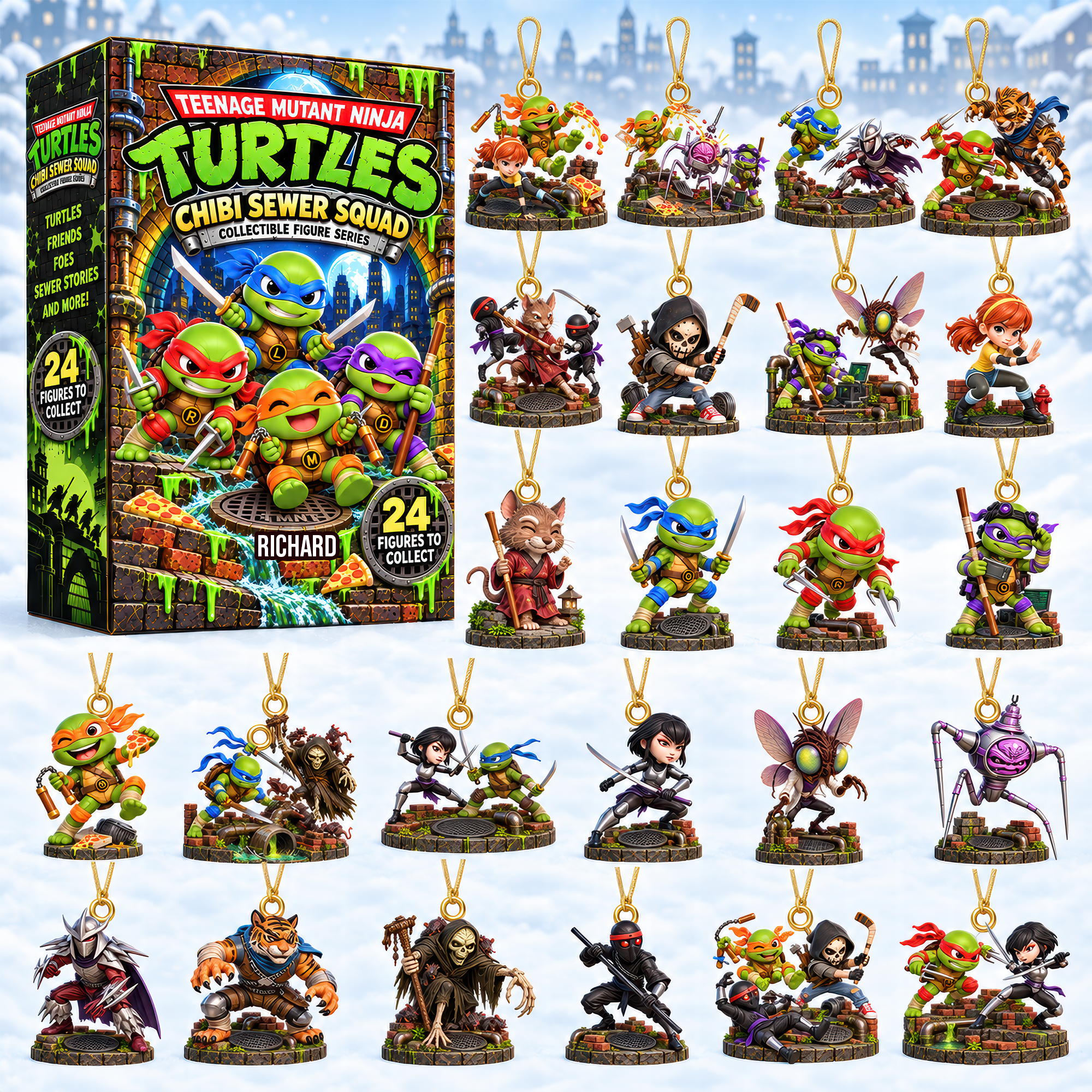 Legend Warrior Advent Calendar Blind Box - Personalized Christmas Gifts 03ttqn131026 Advent Calendar PopCulturePrints