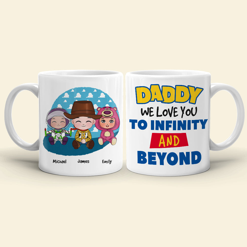 Personalized Family Adventure Cartoon Tumbler Coffee Mug PopCulturePrints