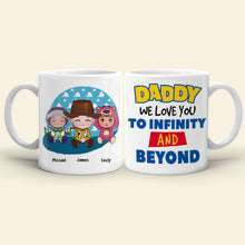 Load image into Gallery viewer, Personalized Family Adventure Cartoon Tumbler Coffee Mug PopCulturePrints
