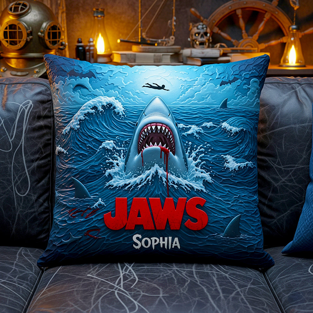 Never Sleep Again - Personalized Halloween Villain Square Pillow for Fans Pillow PopCulturePrints