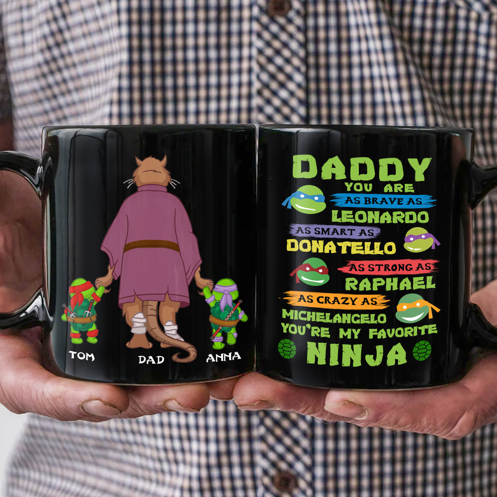 Custom Ninja Heroes Coffee Mug for Dad Coffee Mug PopCulturePrints