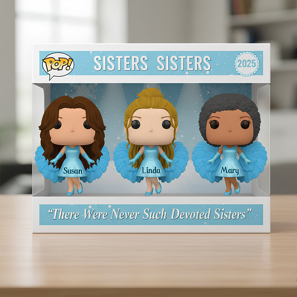 "There Were Never Such Devoted Sisters" - Soul Sisters Acrylic Plaque Personalized Gifts for Besties Shaped Plaques PopCulturePrints