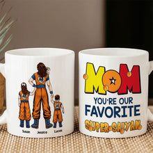 Load image into Gallery viewer, Custom Super Mom Coffee Mug | Personalized Anime Family Gift Coffee Mug PopCulturePrints

