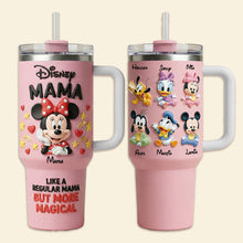 Load image into Gallery viewer, “Like a Regular Mama, But More Magical” - Magical Mama Tumbler Handle, Personalized Gift for Mom, Grandma &amp; Loved Ones Tumbler Cup PopCulturePrints
