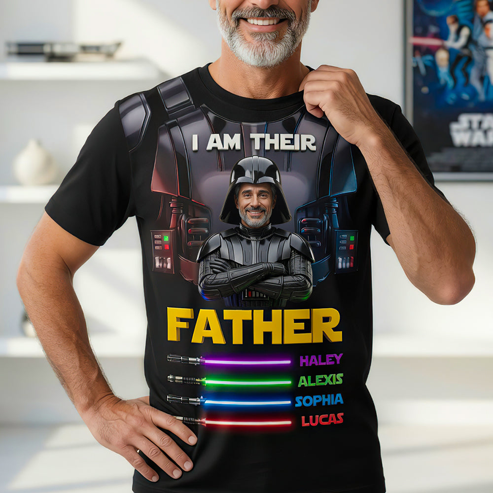 I Am Their Father - Personalized 3D Shirt for Dads AOP Products PopCulturePrints