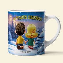 Load image into Gallery viewer, Personalized Christmas Couple Mug - Custom Hand in Hand Design | Valentine&#39;s Day Gifts Coffee Mug PopCulturePrints
