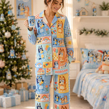 Load image into Gallery viewer, “Snuggle Up in Style with Our Puppy Cozy Pajamas Set” - Personalized Gifts for All Ages
