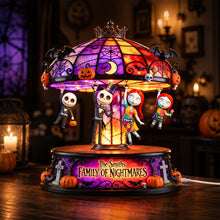 Load image into Gallery viewer, "Illuminate Your Family's Nightmares!" - Family Hang On Theatrical Wheel Light Box, Personalized Gift for All Light Box PopCulturePrints
