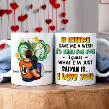 Load image into Gallery viewer, Personalized Saiyan Couple Mug - Custom Anime Gift for Valentine&#39;s Day Gifts Coffee Mug PopCulturePrints
