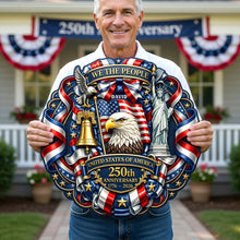 Load image into Gallery viewer, “We The People: Celebrate America's Legacy” - Custom Acrylic Sign - Perfect Gift for Patriots, Veterans &amp; History Enthusiasts Acrylic Sign PopCulturePrints
