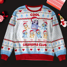 Load image into Gallery viewer, Personalized Grandma Christmas Sweater with Cartoon Characters
