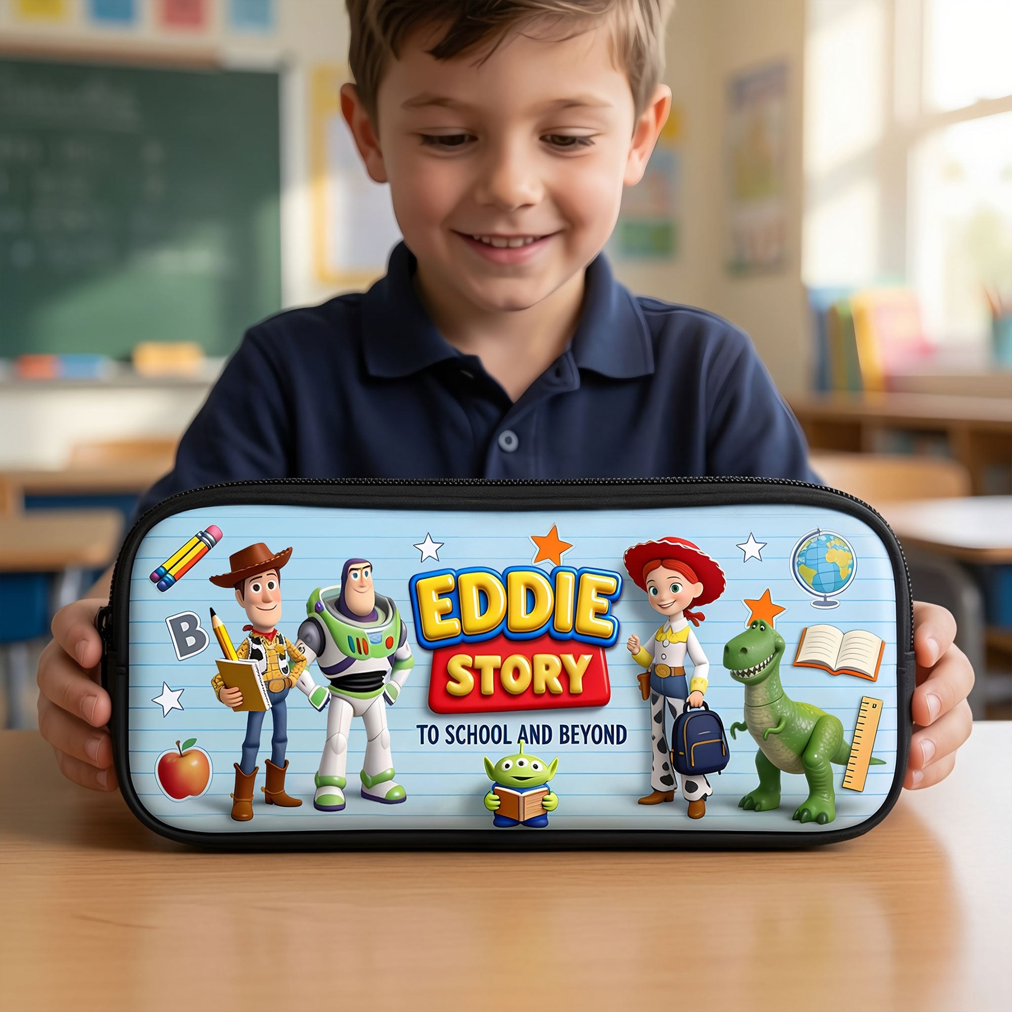 Friend's Adventure Pencil Case – Personalized Gifts For Kids 03pgti100726 Pencil Case PopCulturePrints