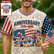 Load image into Gallery viewer, America 250th Anniversary Jersey - Personalized Gifts For Patriots 01tyqn290626 AOP Products PopCulturePrints
