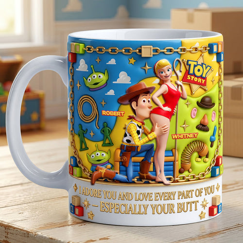 Cheeky Love Coffee Mug - Personalized Gifts for Your Partner Coffee Mug PopCulturePrints