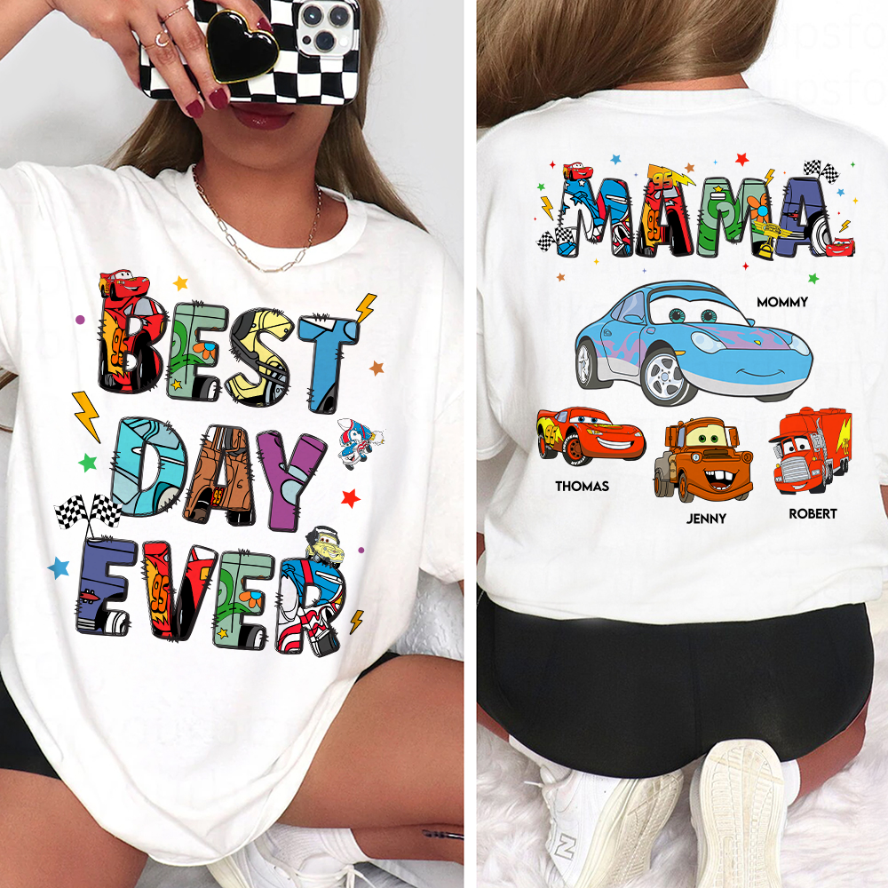 Best Day Ever - Personalized Gifts for Mom T-Shirt Shirts PopCulturePrints