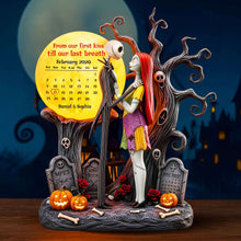 Load image into Gallery viewer, From Our First Kiss Till Our Last Breath Acrylic Plaque - Personalized Anniversary Gift for Couples Shaped Plaques PopCulturePrints
