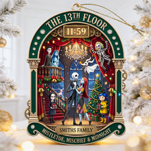 Load image into Gallery viewer, "Celebrate the Season with Your Family - Personalized Spooky Christmas Ornament"

