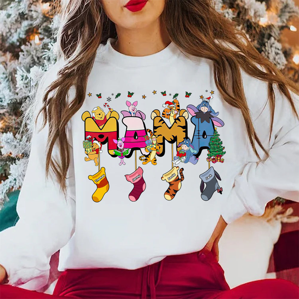 Custom Cartoon Christmas Sweatshirt for Grandma