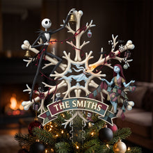 Load image into Gallery viewer, Spooky Christmas Tree Topper - Personalized Holiday Decor for Families
