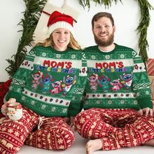 Load image into Gallery viewer, Personalized Ugly Christmas Sweater for Mom - Mom&#39;s Little Mischief Ugly Christmas Sweater PopCulturePrints
