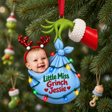 Load image into Gallery viewer, Wrapped in Holiday Cheer Ornament - Personalized Custom Photo Gift For Kids 05HULU141026 Ornament PopCulturePrints
