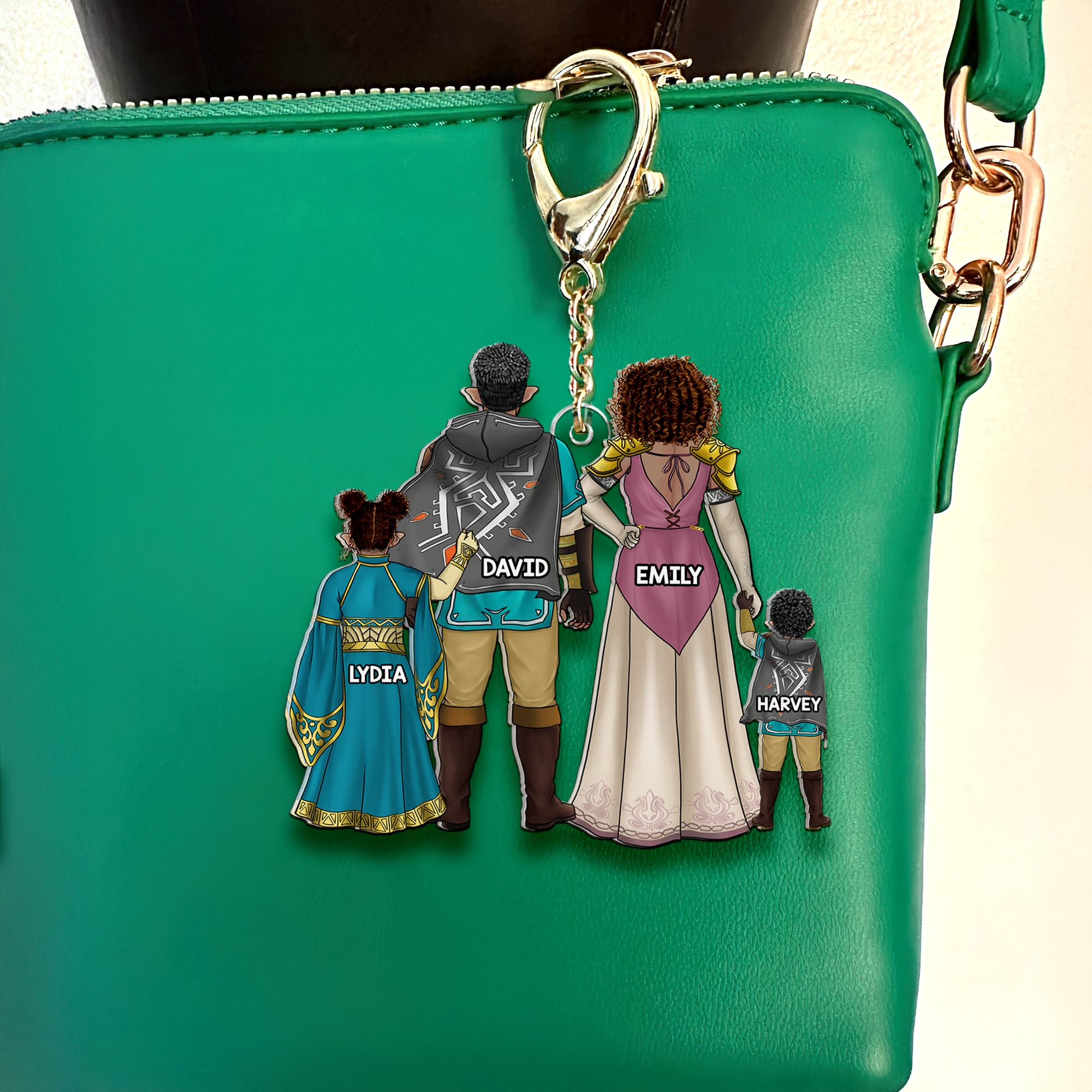 “Adventure Awaits” - Personalized Adventure Family Acrylic Keychains - Unique Gifts for Family and Friends Keychains PopCulturePrints