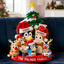 Load image into Gallery viewer, Together We Celebrate - Family Together Christmas Pillow - Personalized Gift for Families Pillow PopCulturePrints
