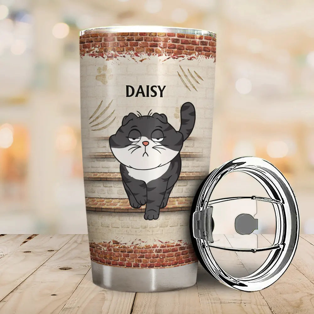 Forget Mother's Day, We Meow You Everyday - Personalized Tumbler for Cat Moms and Dads Tumbler PopCulturePrints