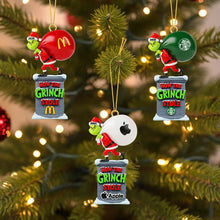 Load image into Gallery viewer, “Celebrate the Season with a Grinchy Twist” - Personalized Christmas Ornament for Fans of the Grinch Ornament PopCulturePrints
