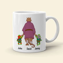 Load image into Gallery viewer, Custom Best Dad Ever Mug with Cartoon Characters Coffee Mug PopCulturePrints
