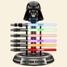 Load image into Gallery viewer, “For the Best Dad in the Galaxy” - Legendary Warrior Dad Acrylic Plaque, Personalized Gift for Dads, Grandpas &amp; More Shaped Plaques PopCulturePrints
