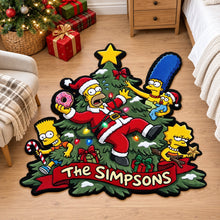 Load image into Gallery viewer, Bring Holiday Cheer Home - Cheerful Cartoon Family Doormat - Personalized Christmas Gift for Everyone Doormat PopCulturePrints
