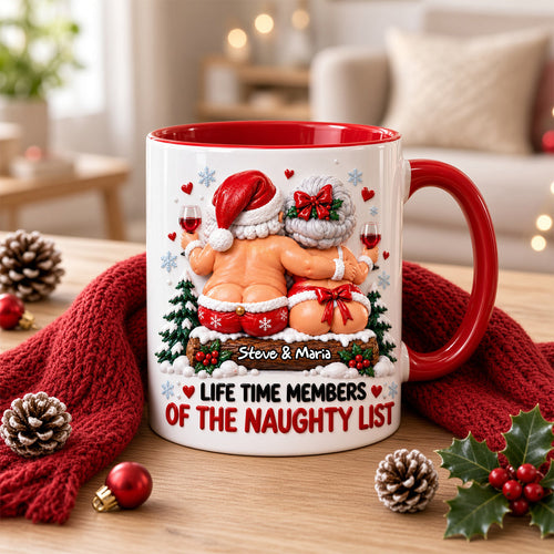 Old Naughty Couple Coffee Accent Mug - Personalized Gifts For Couples 04TODH141026 Coffee Mug PopCulturePrints