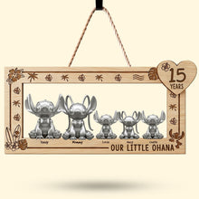 Load image into Gallery viewer, Celebrate Your Family with a Cute Monster Family Wood Sign - Personalized Gift for Loved Ones Wood Sign PopCulturePrints
