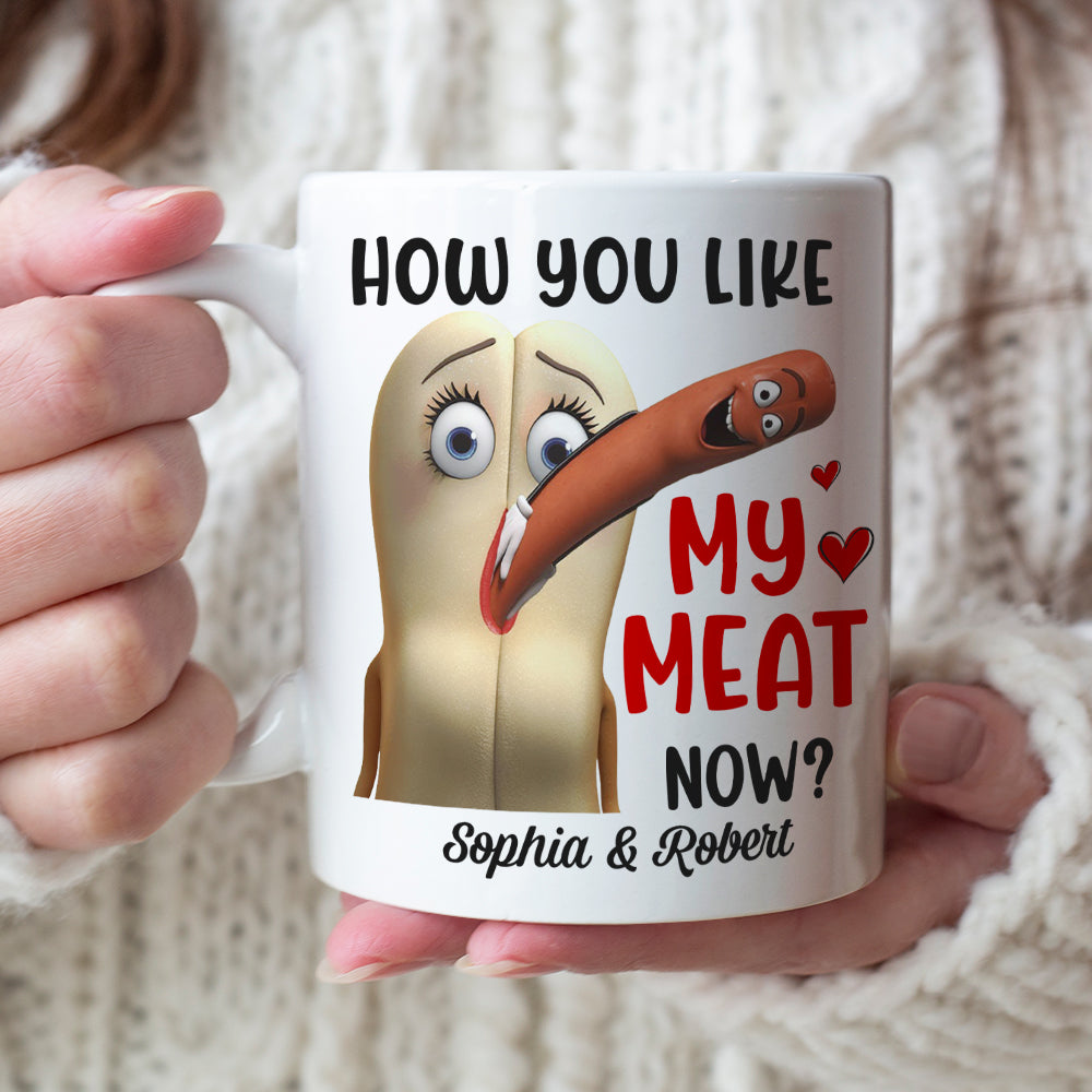Playful Couple's Personalized Coffee Mug - Humorous Gift Coffee Mug PopCulturePrints