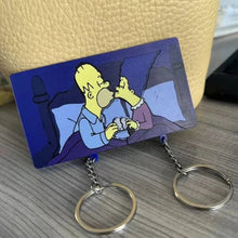 Load image into Gallery viewer, Disney Lion Couple Keychain Holder - Personalized Gift for Couples
