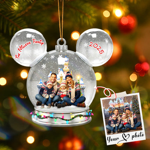 Capture the Magic of Christmas - Personalized Acrylic Ornament - Gift for Families and Friends Ornament PopCulturePrints