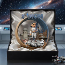 Load image into Gallery viewer, #1 MOM in the Universe – Personalized Gift Plaque for Moms, Grandmas &amp; More Shaped Plaques PopCulturePrints
