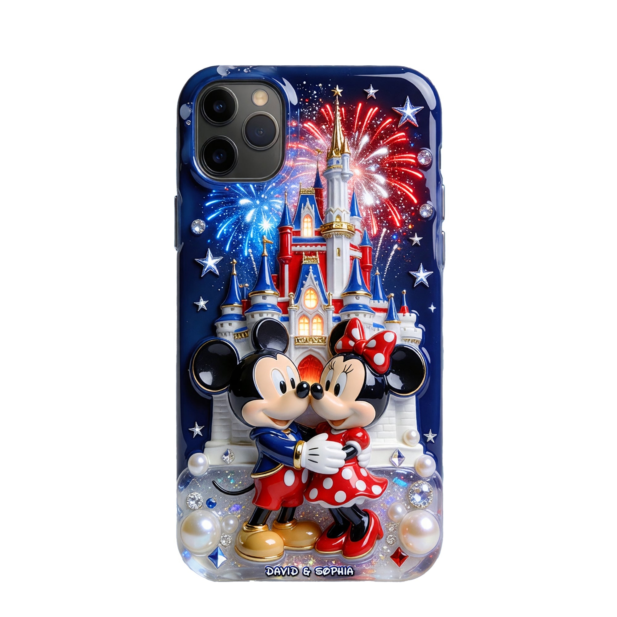 Love in Every Pixel: Happy Couple Personalized Phone Case