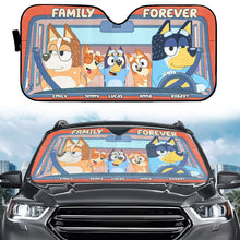 Load image into Gallery viewer, Personalized Family Forever Car Sunshade - Custom Names
