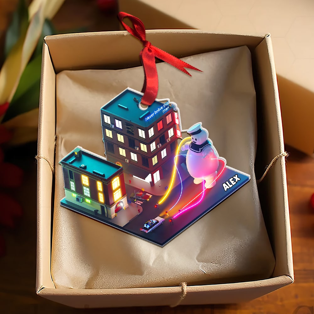 Personalized Movie-Themed Christmas Ornament for Fans Ornament PopCulturePrints