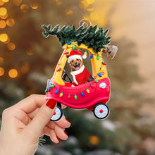 Load image into Gallery viewer, Personalized Christmas Ornament for Dog Lovers - Festive Pet Photo Keepsake Ornament PopCulturePrints
