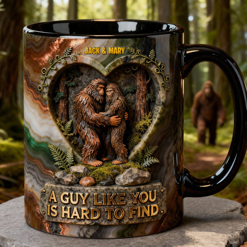 A Guy Like You Is Hard To Find - Personalized Couple Accent Mug Coffee Mug PopCulturePrints