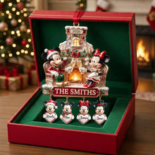 Load image into Gallery viewer, Celebrate Togetherness - Warming Beside Fire Pits Acrylic Ornament - Personalized Christmas Gift for Family Ornament PopCulturePrints
