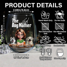 Load image into Gallery viewer, A Toast to Dog Moms - Personalized Stemless Wine Glass Wine Glass PopCulturePrints
